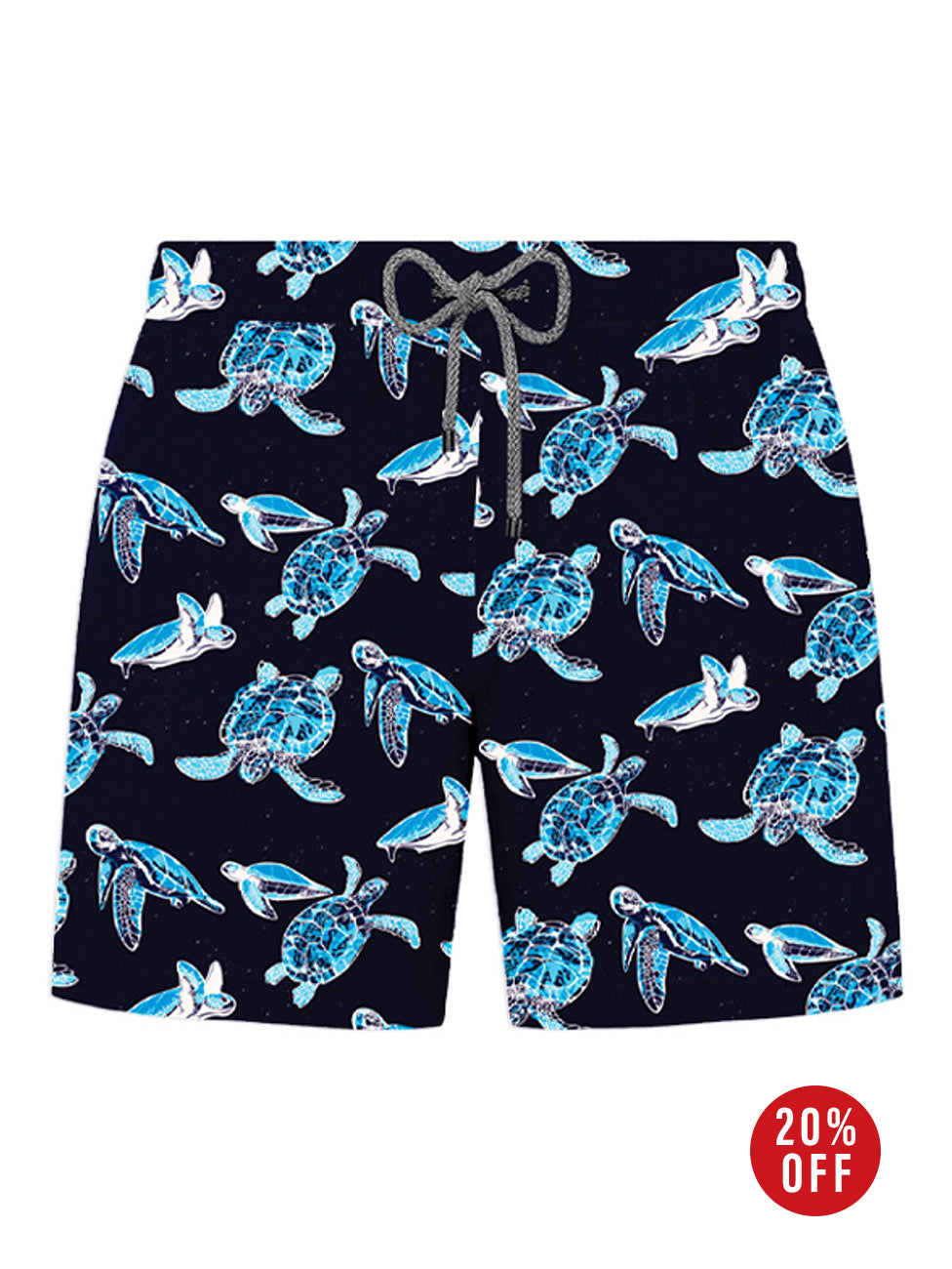 John Frank Gts All Over Printed Swim Shorts - Turtle Nav