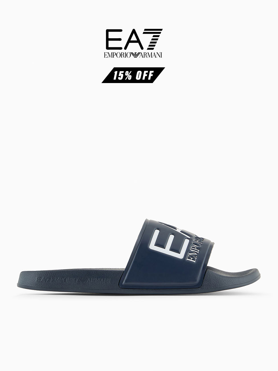 EA7 Navy Unisex Slippers