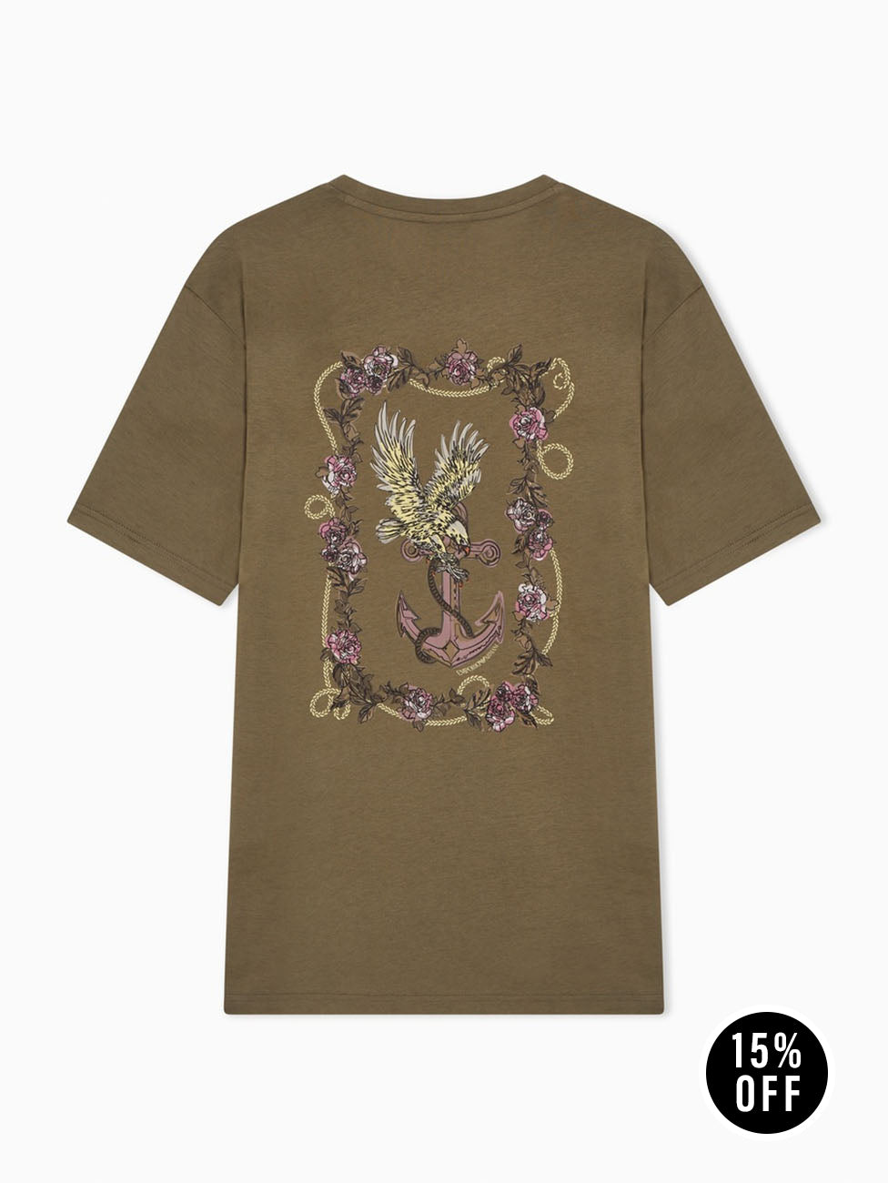 Emporio Armani Seasonal Pattern Crew Neck T-Shirt