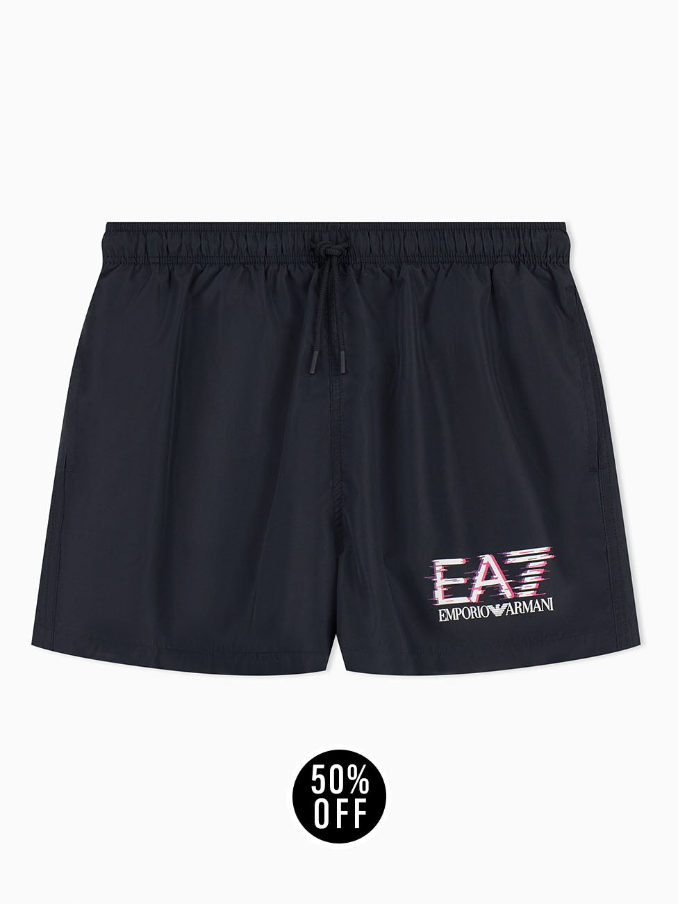 EA7 Water Sports Black Visibility Swim Shorts