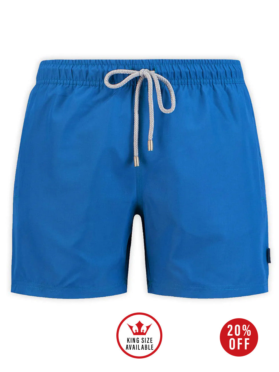 John Frank Blue Unique Color Swimshorts