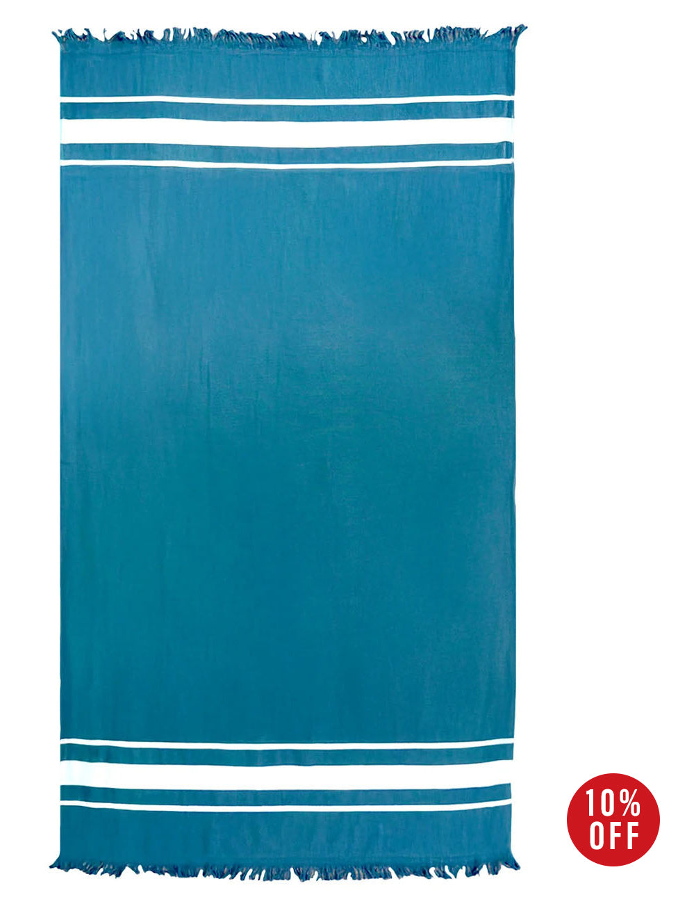 Le Comptoir De La Plage Blue Caribbean Double Éponge Foutas