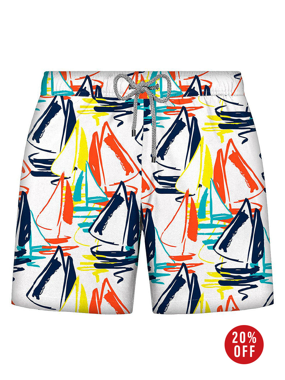 John Frank Navegar Printed Swimshorts