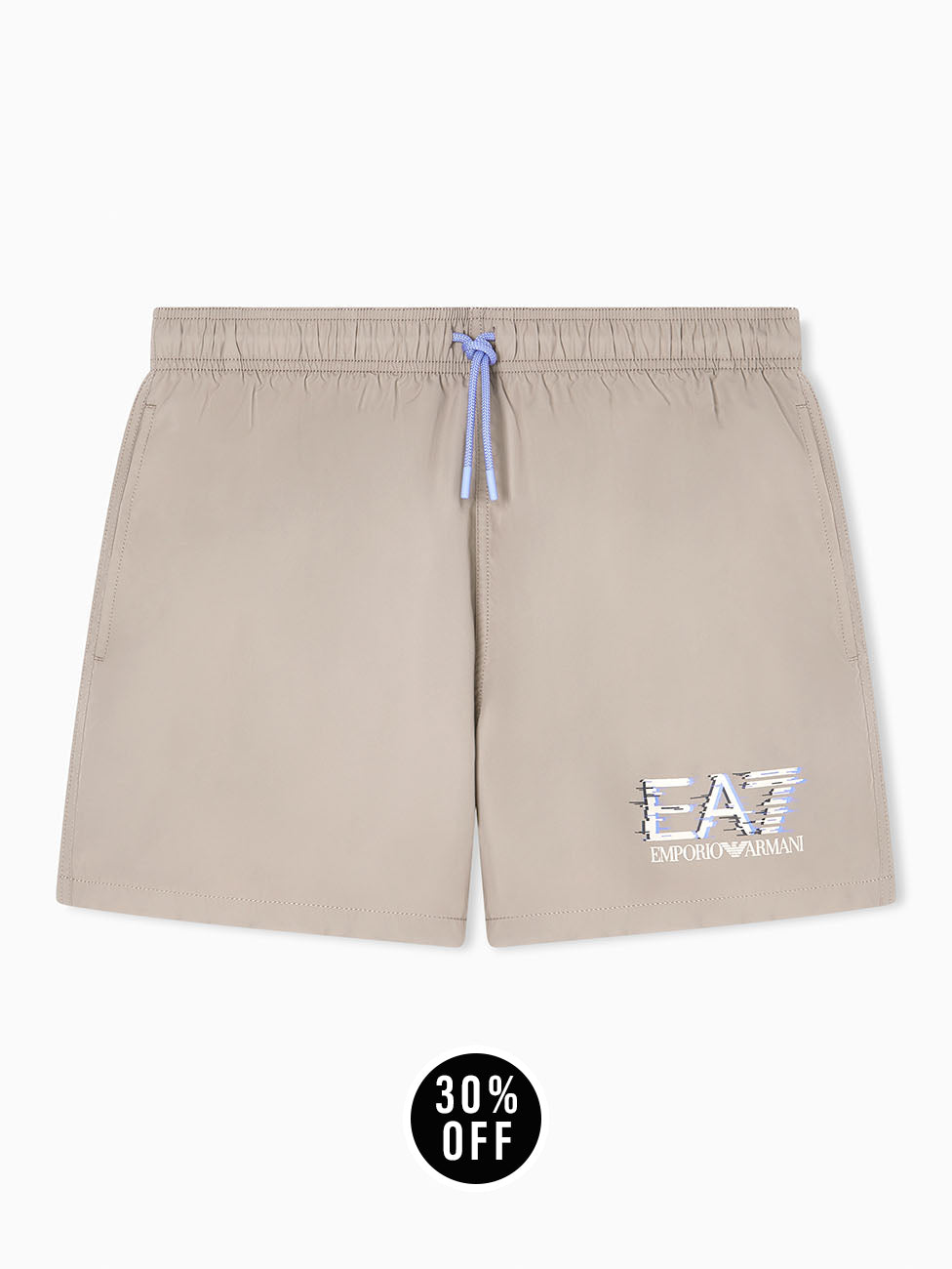 EA7 Water Sports Beige Visibility Swim Shorts