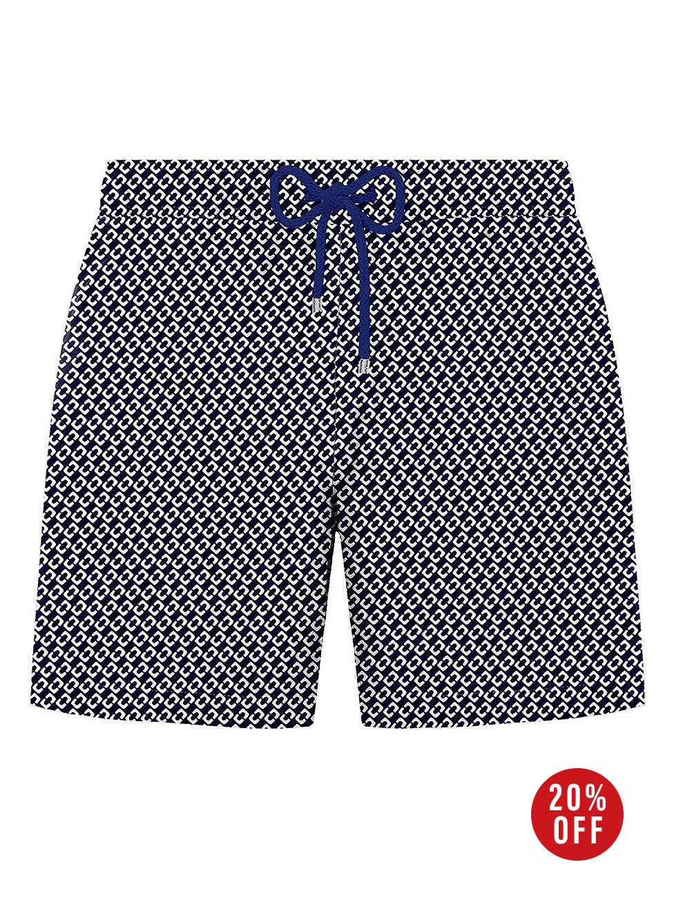 John Frank Chain Printed Swimshorts