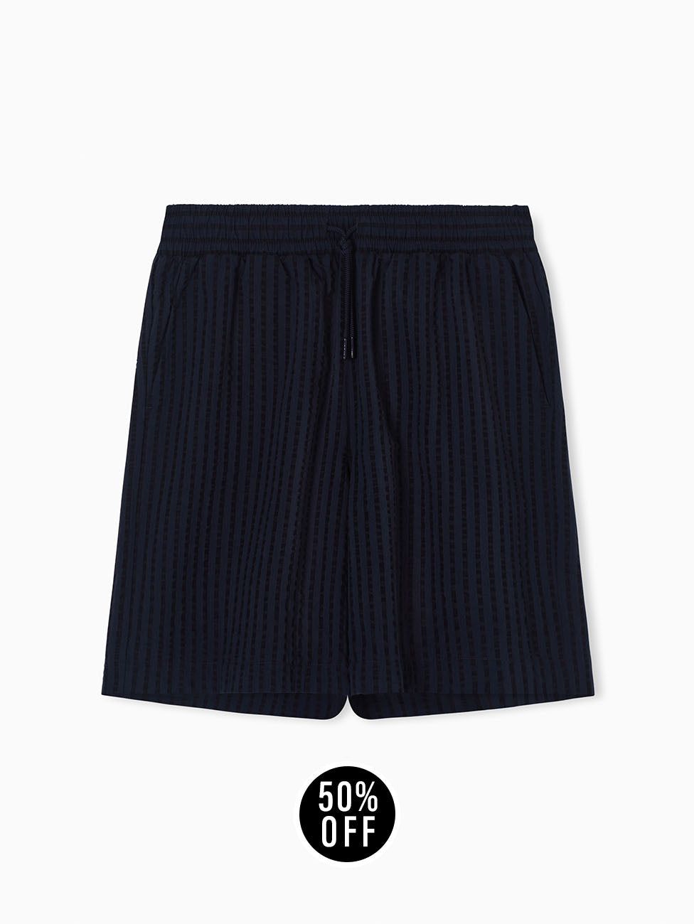 Emporio Armani Lyocell Blend Bermuda Shorts