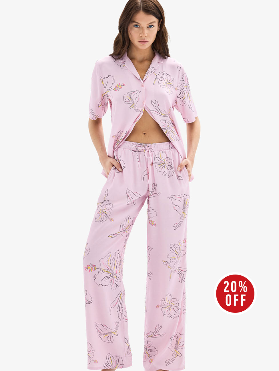 Blackspade Hawaii Print Women's Pyjama