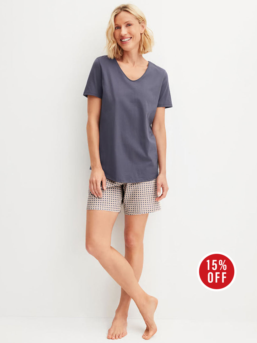 Calida Graphic Nights Women Short Pyjama