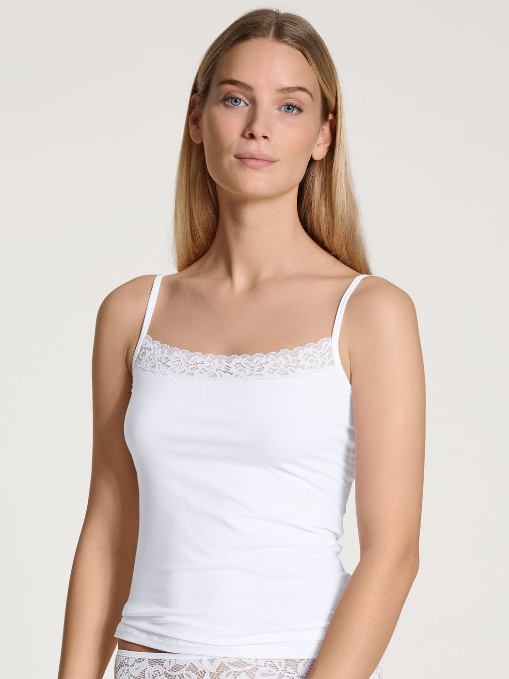 Calida Natural Comfort Lace Women Spaghetti Top
