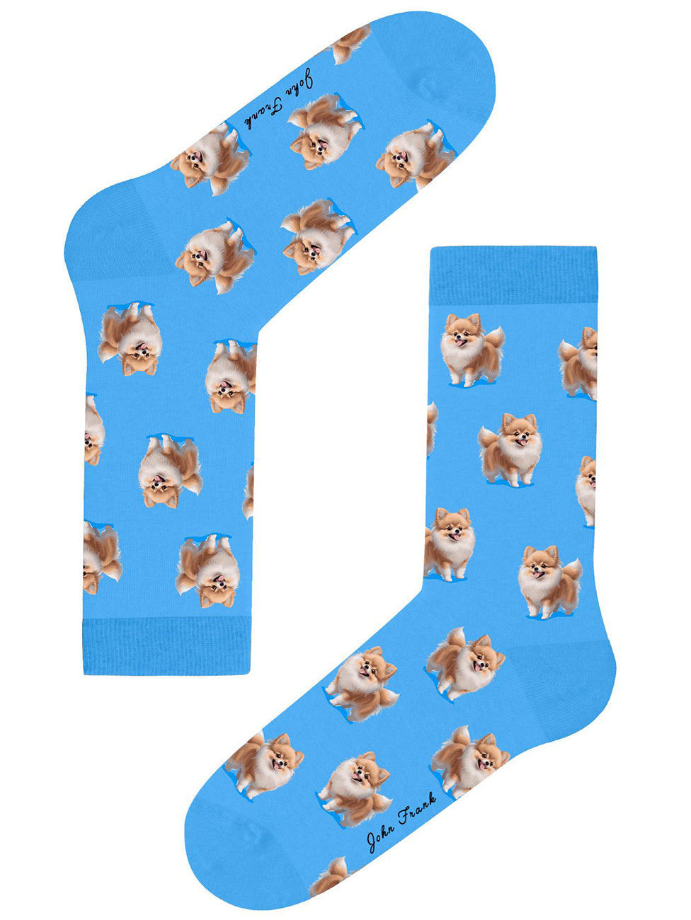 John Frank Pomeranian Fun Long Women's Socks