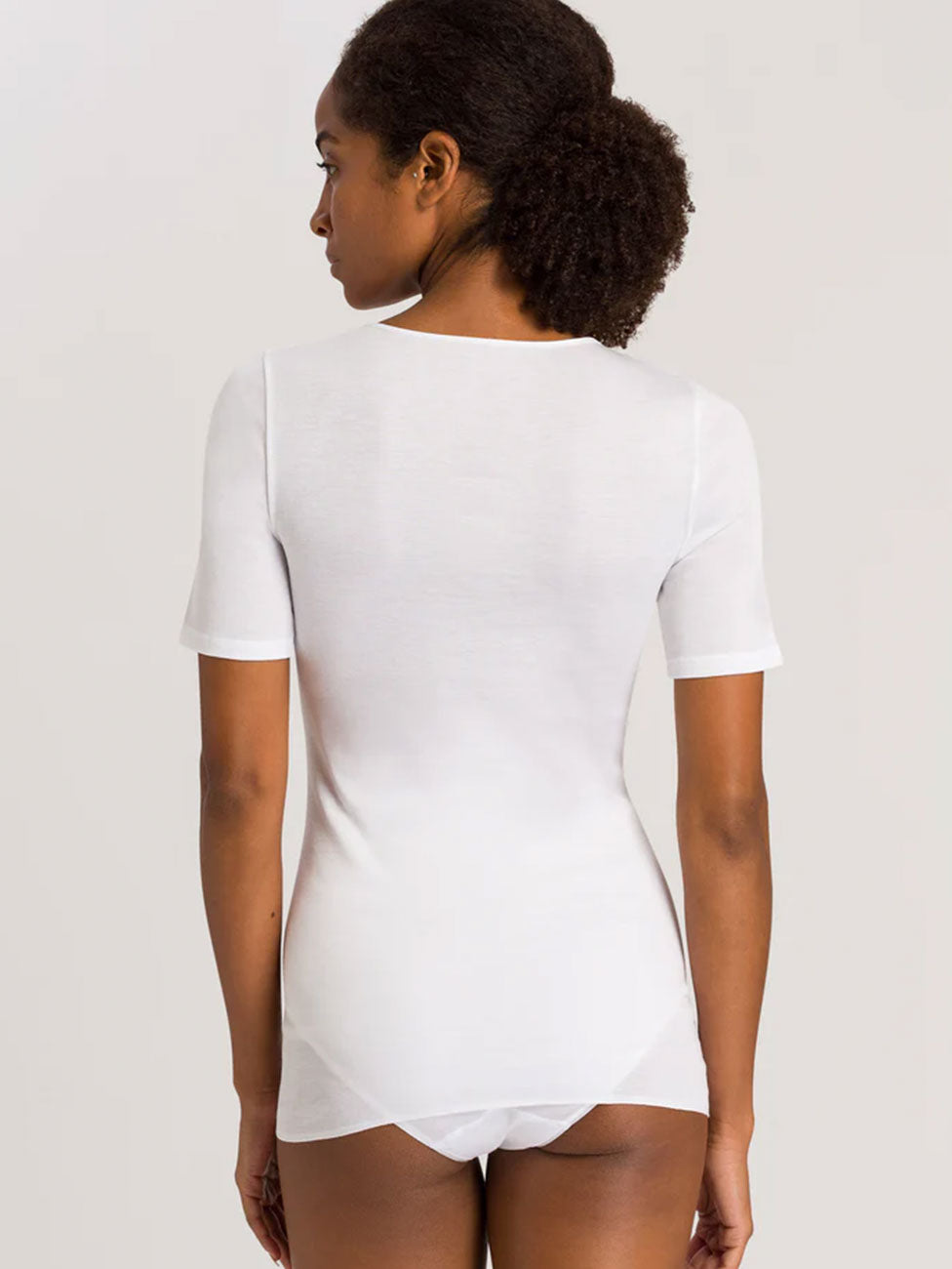 HANRO Seamless Short Sleeve Women Shirt