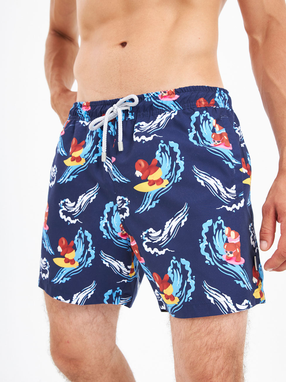 John Frank All Over Printed Swim Shorts - Surfer