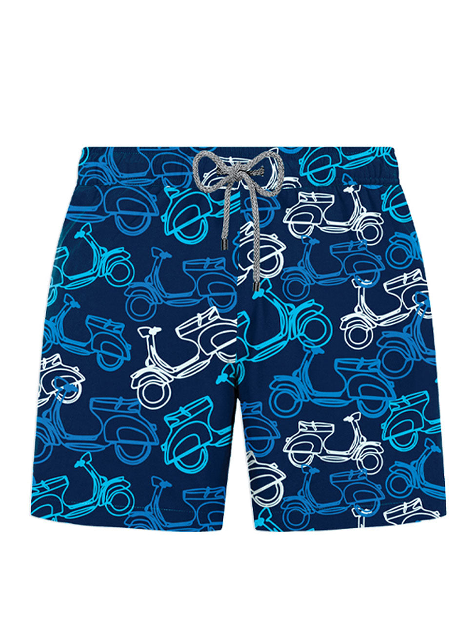 John Frank All Over Printed Swim Shorts - Scooters