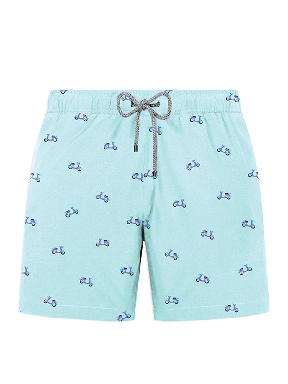 John Frank All Over Printed Swim Shorts - Yespa Blue