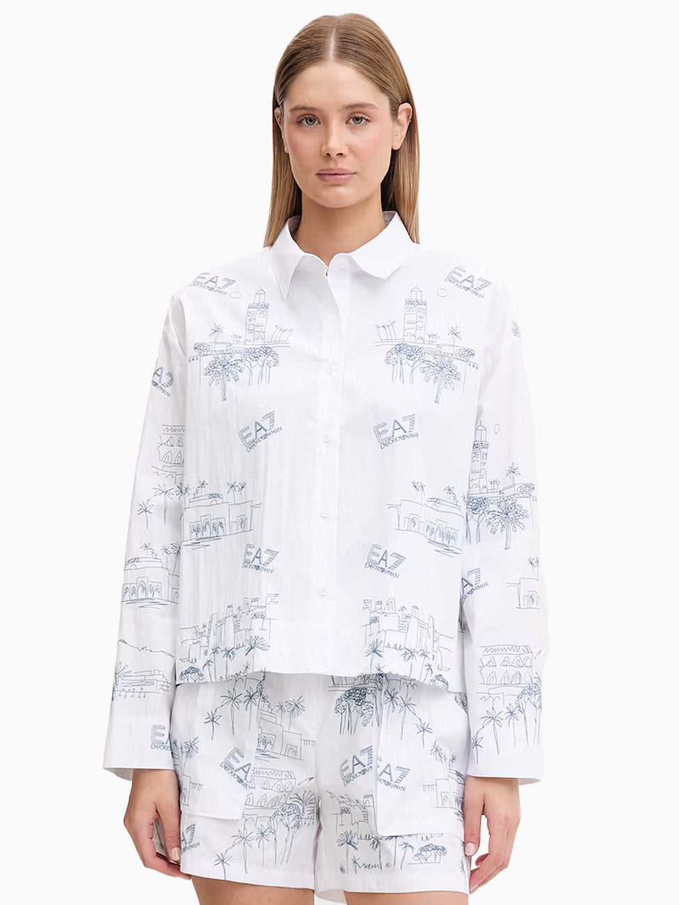 EA7 Train Costa Smeralda Women's Shirt