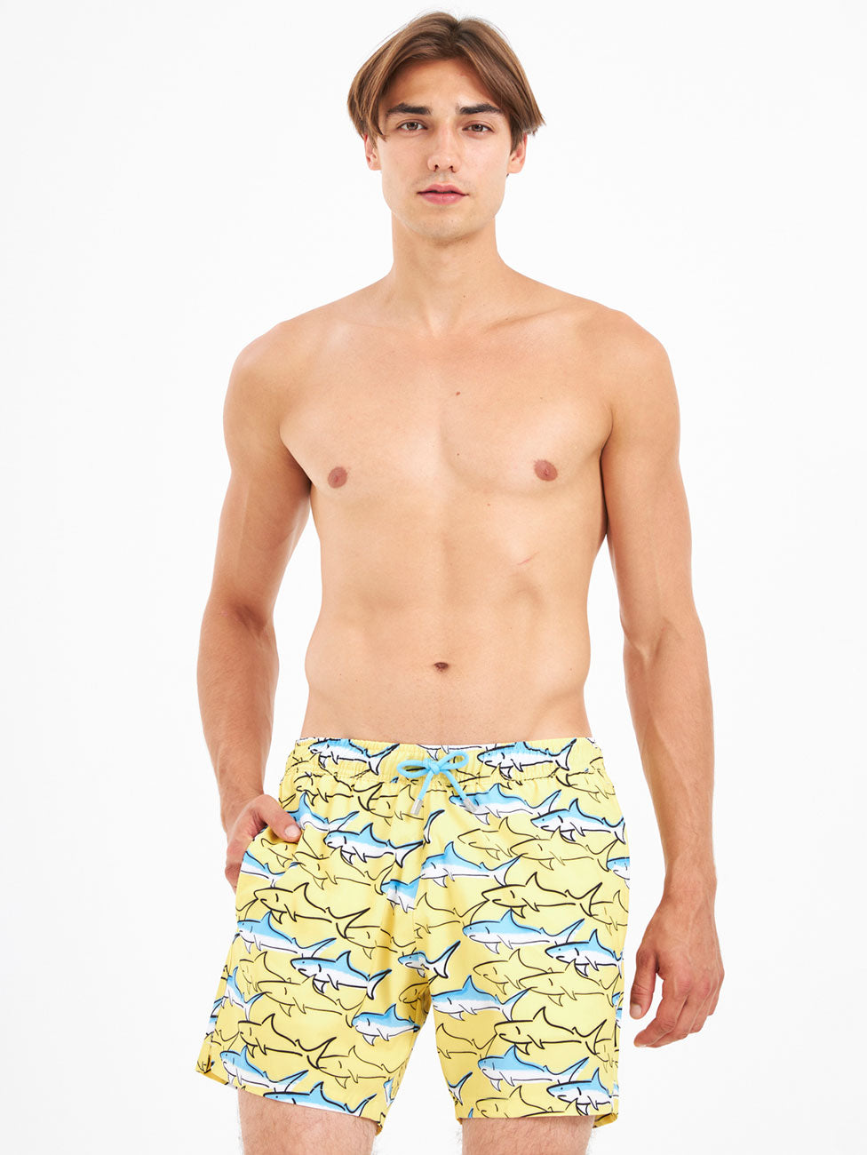 John Frank Gts All Over Printed Swim Shorts - Mako