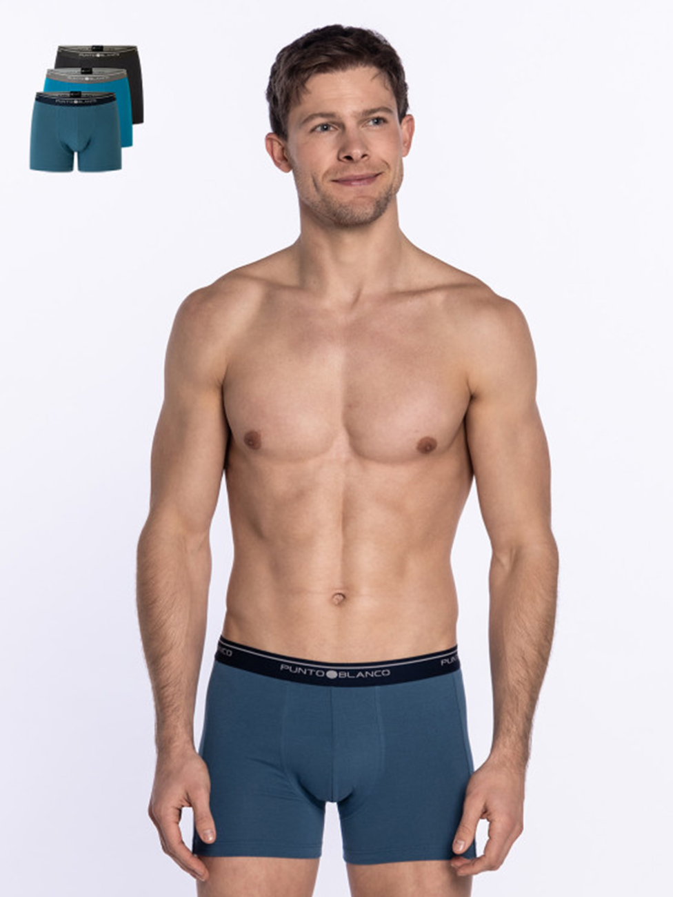 Punto Blanco Basix Triplo Cerrado Boxer (Pack of 3)