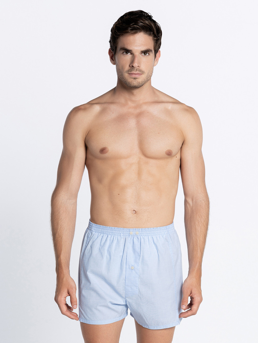 Punto Blanco Plain Fabric Boxer Shorts