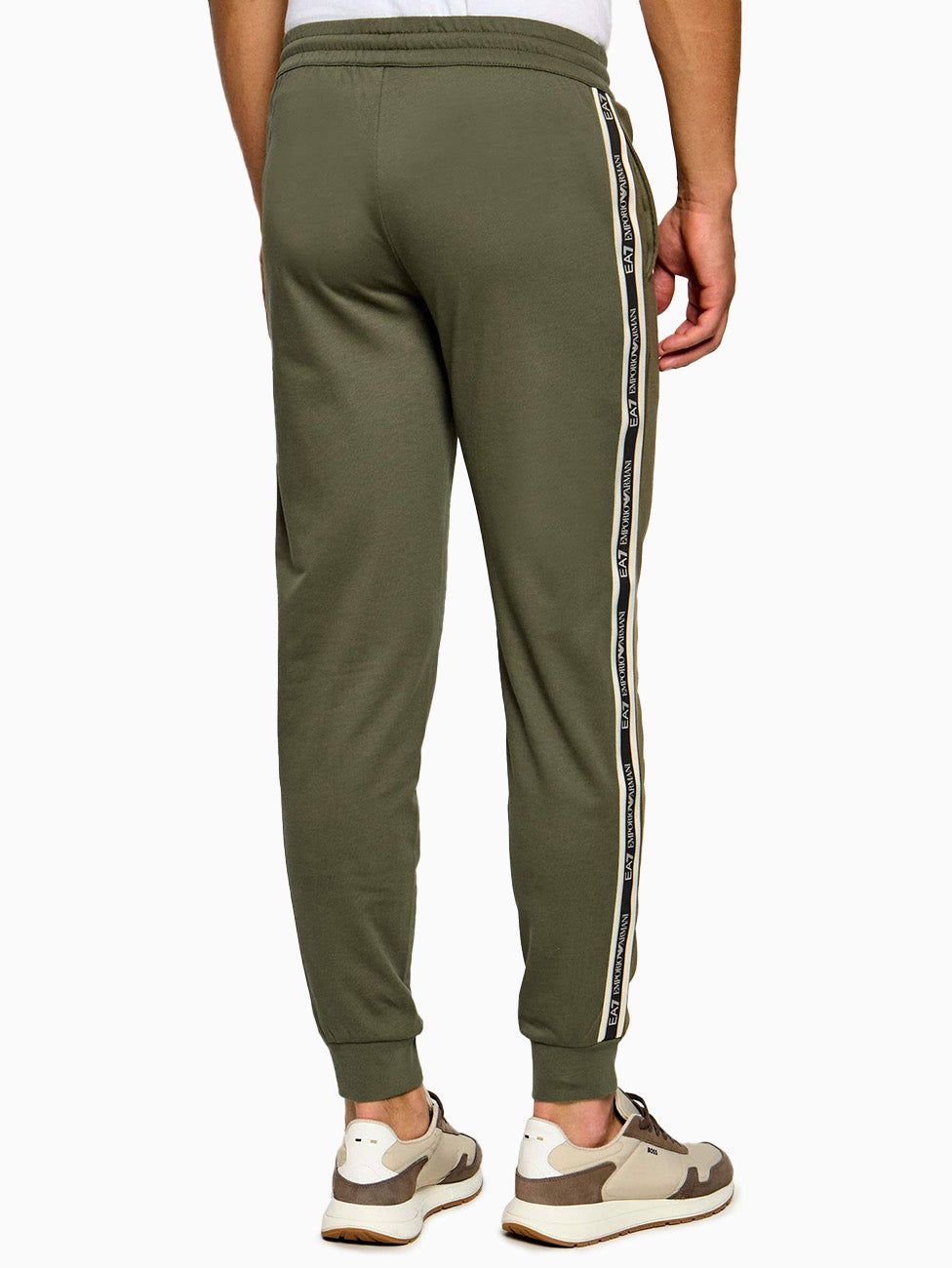 EA7 Slim-Fit Cotton Sweatpants