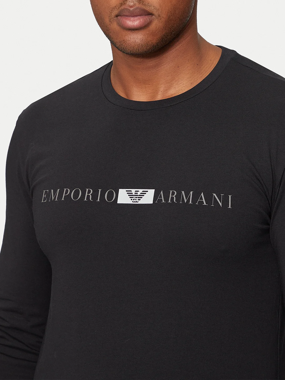 Emporio Armani Men's Crew Neck Long Sleeve T-shirt