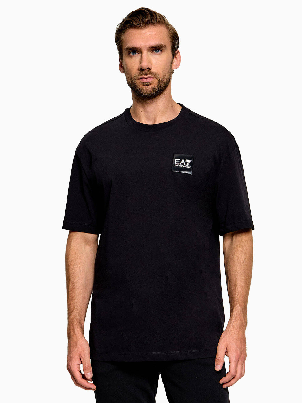 EA7 Modern-Fit Cotton T-Shirt