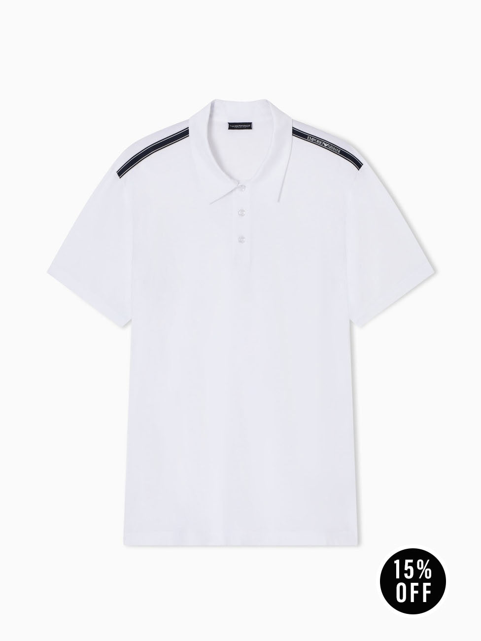 Emporio Armani Logo Tape Polo T-shirt