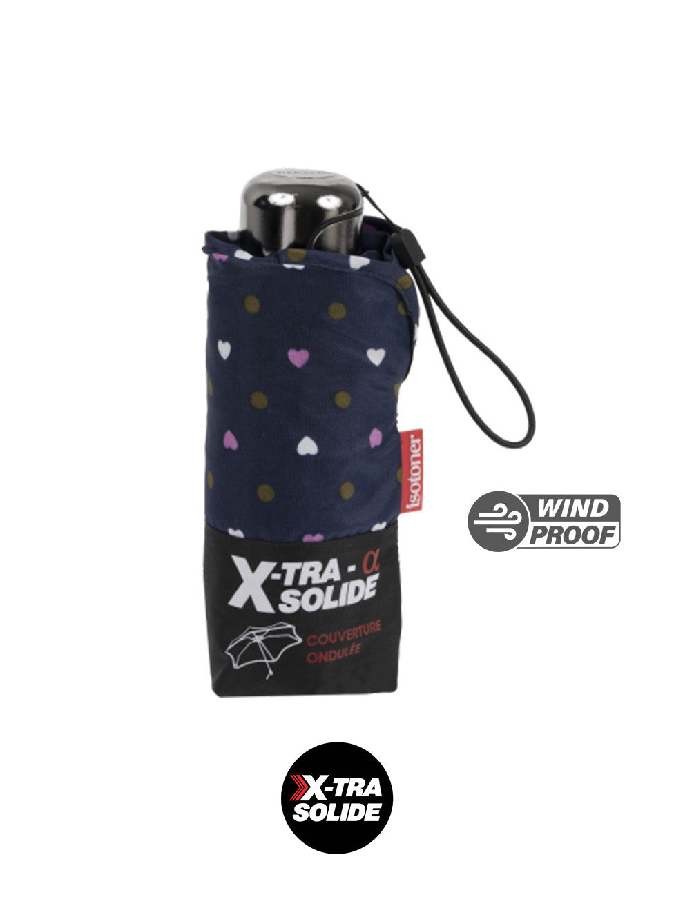 Isotoner Mini X-TRA SOLIDE ALPHA Umbrella