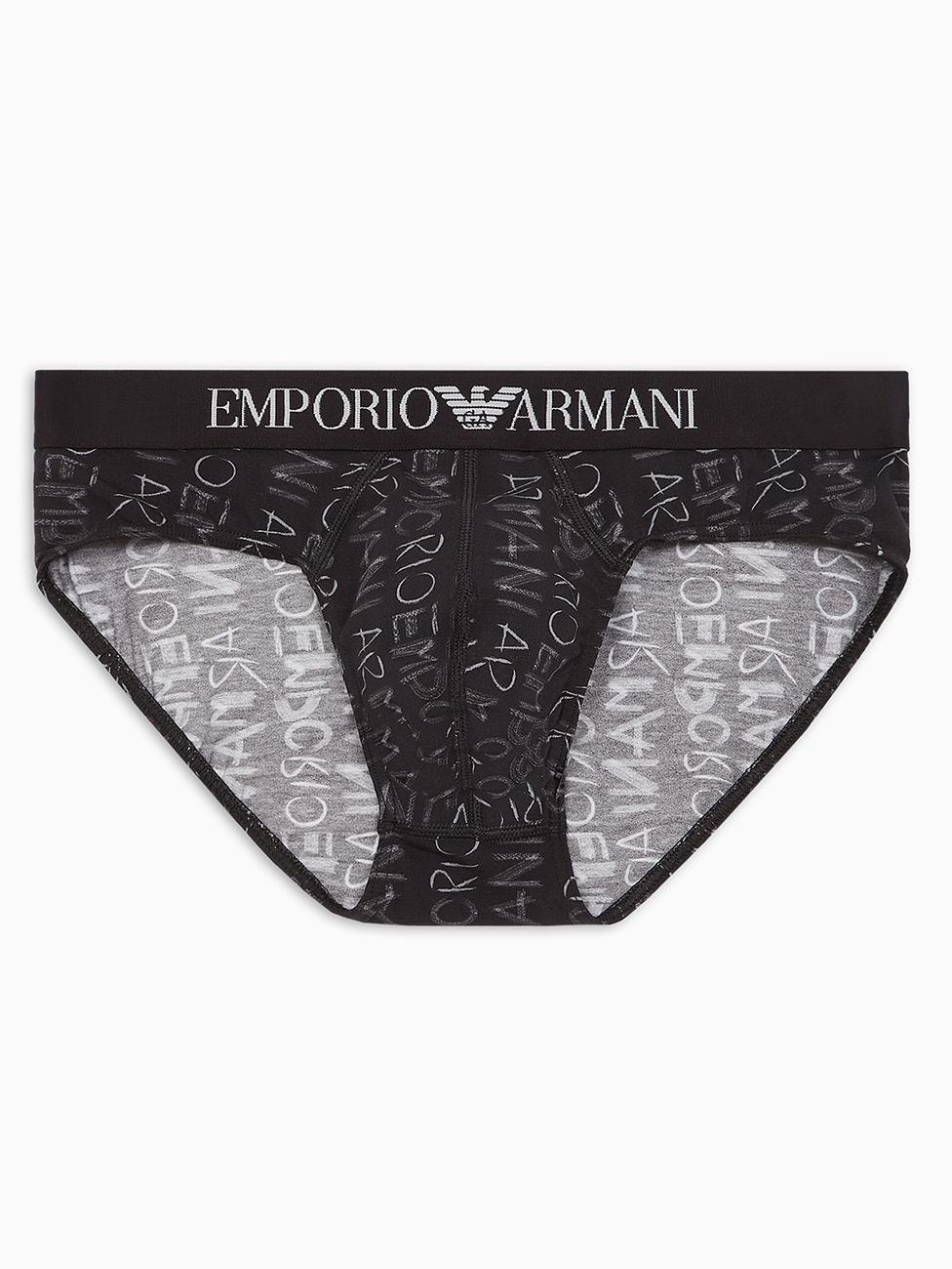 Emporio Armani All-Over Logo Print Men's Briefs