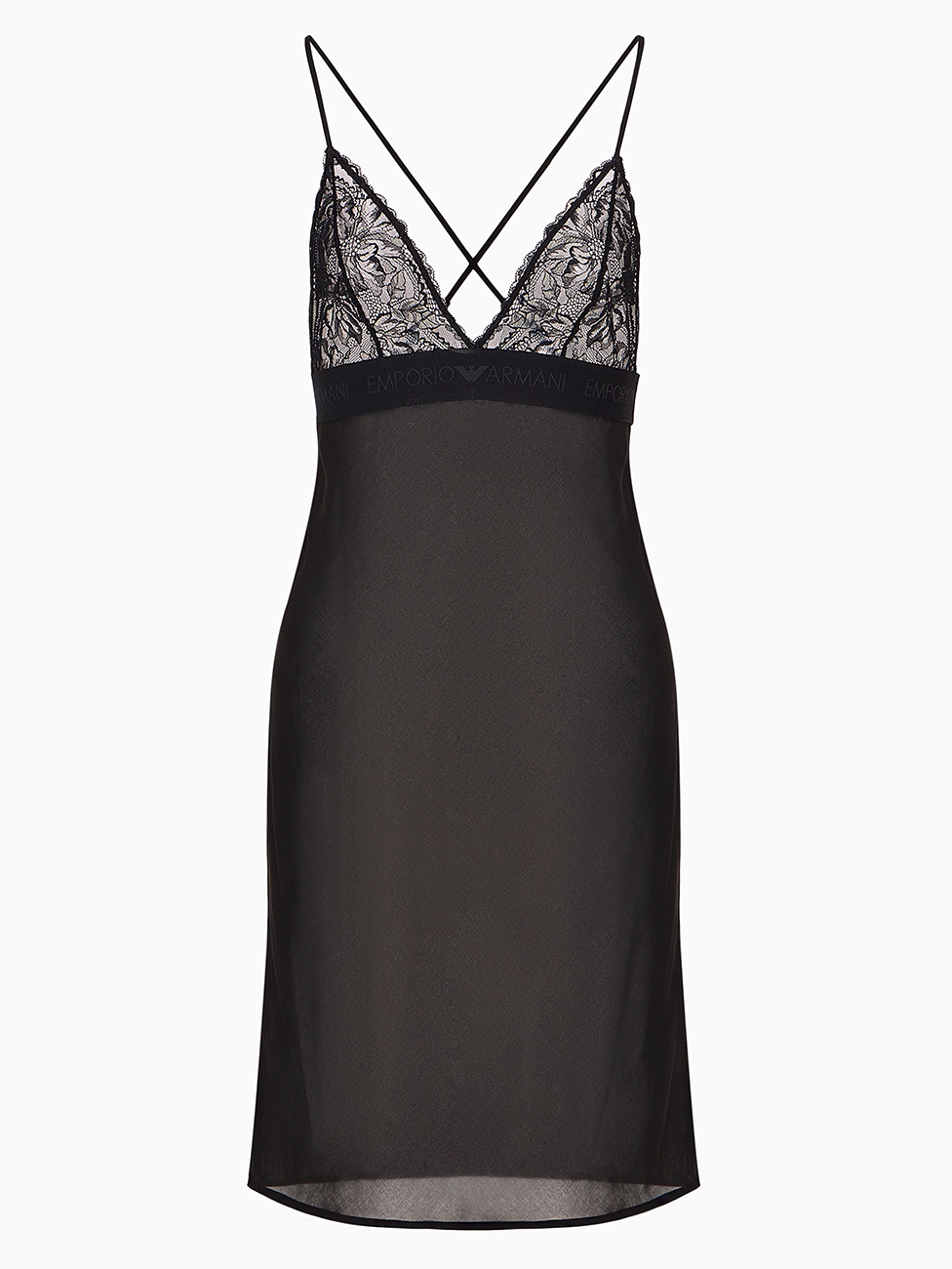 Emporio Armani Laced Chiffon Babydoll