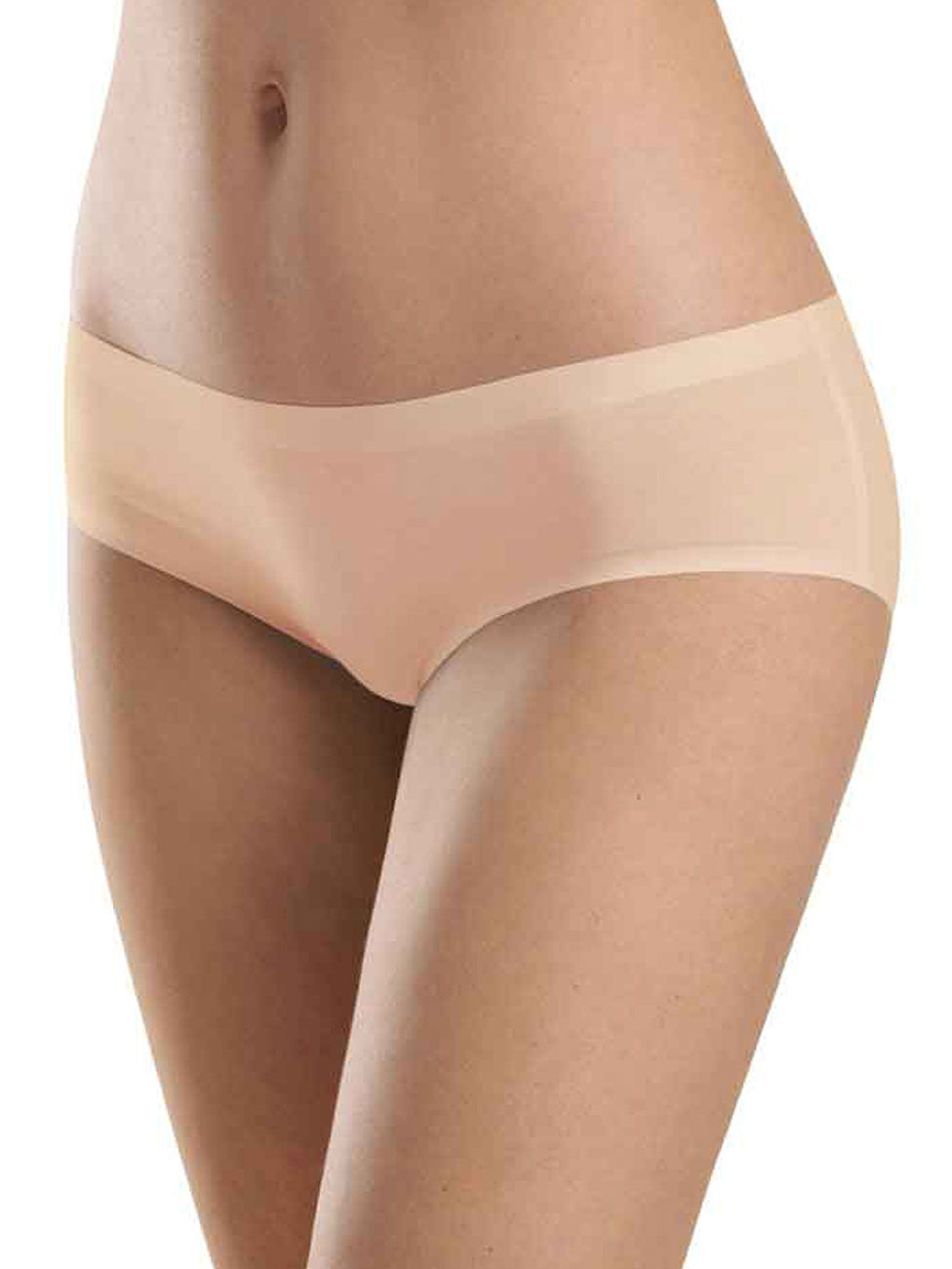 HANRO Perfectly Nude Cotton Velvet Low-Rise Panty