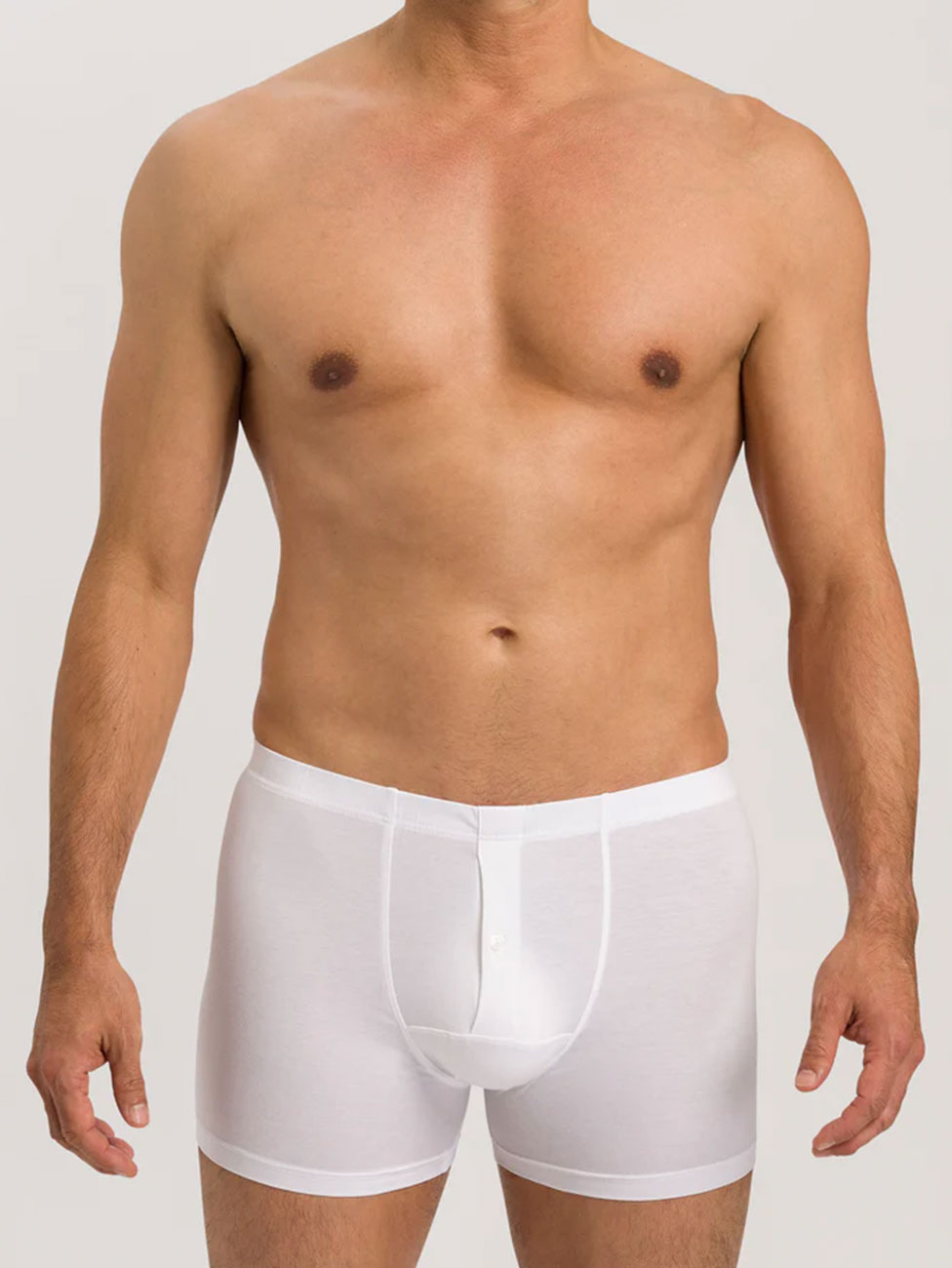 HANRO LONG LEG BOXER MEN BRIEFS WITH FLY