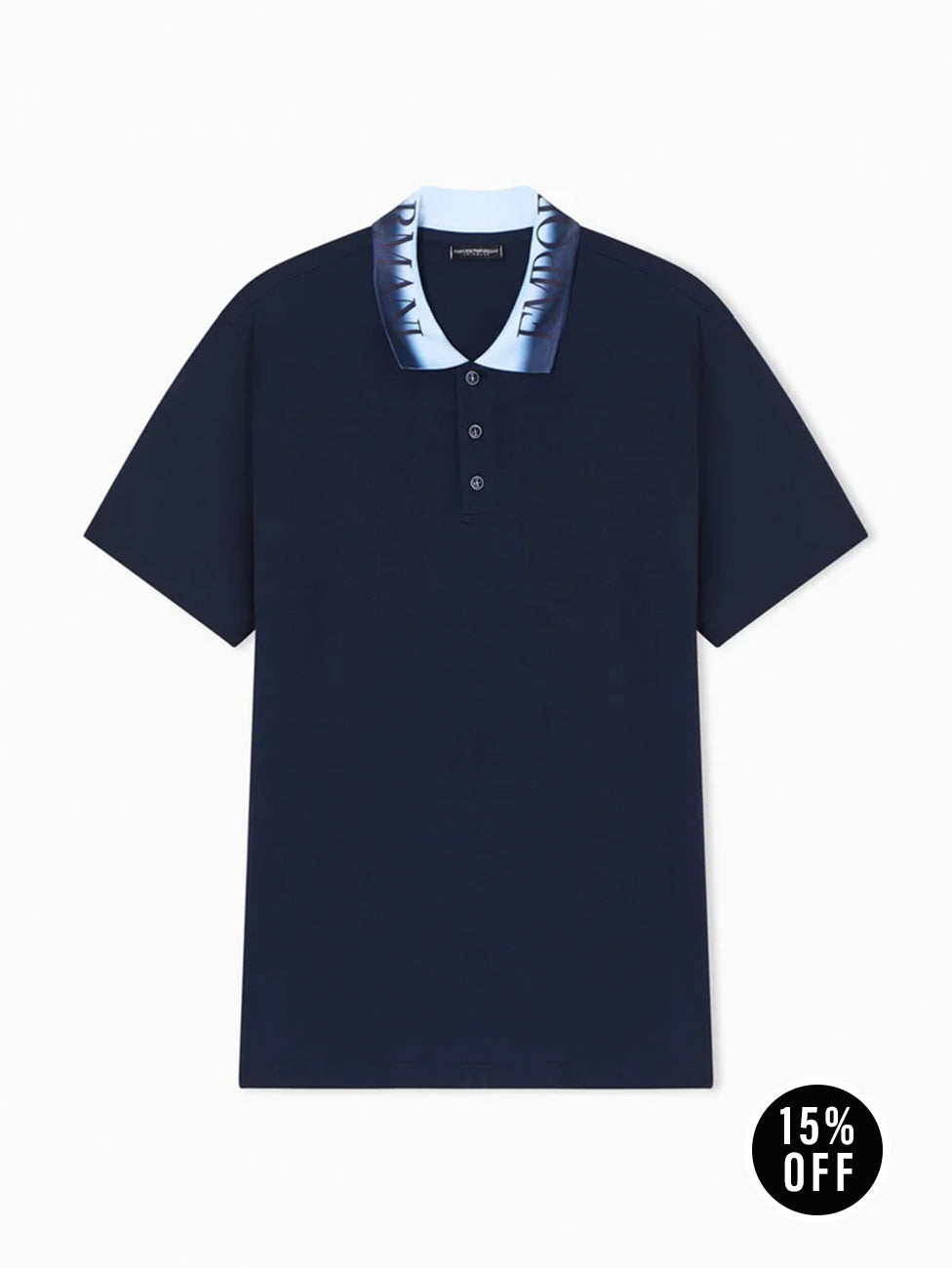 Emporio Armani Collar Logo Polo T-Shirt