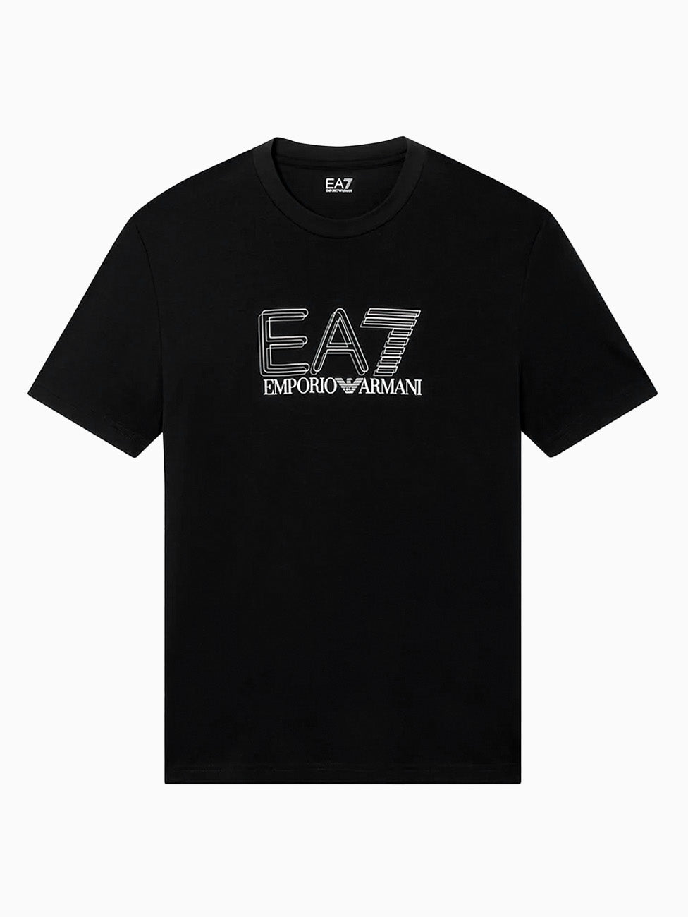 EA7 Visibility Stretch-Cotton Logo T-Shirt