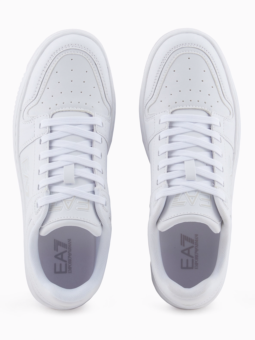 EA7 Full White Slasher Sneakers