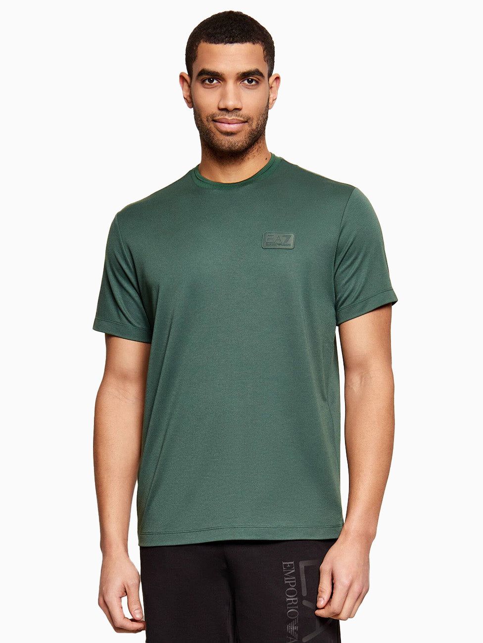 EA7 Lux Identity Modal-blend Jersey T-shirt