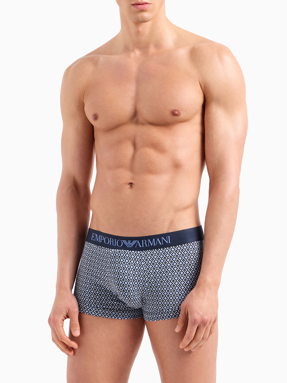 Emporio Armani Mixed Pattern Boxer Briefs (Pack of 2)