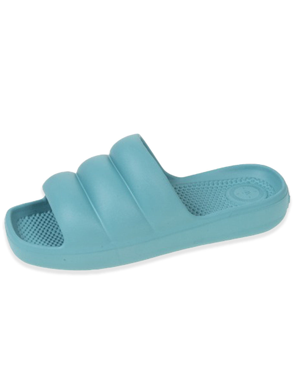 Isotoner EVERYWEAR Women's Turquoise Slide Mules