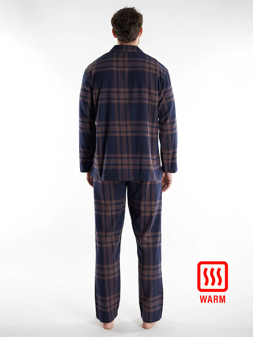 Tom Tailor Dark Brown Flannel Checkered Pyjama