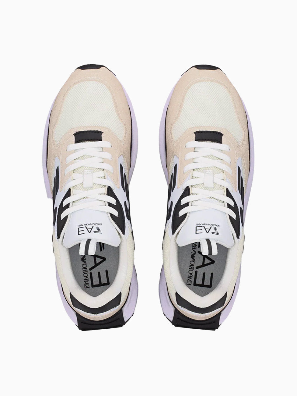 EA7 White Wader Vintage Sneakers