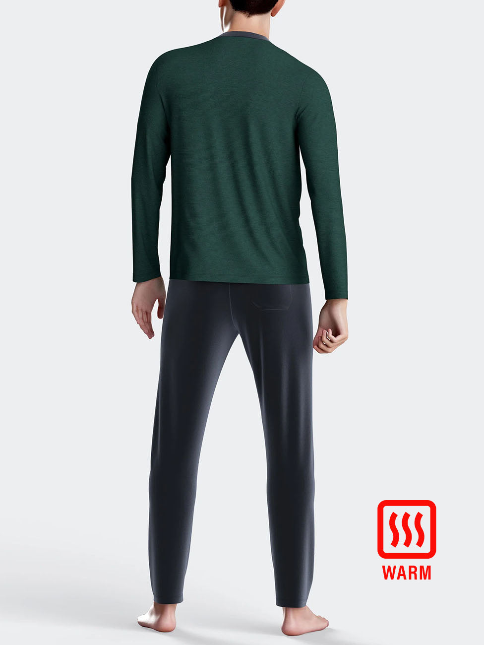 Impetus Green Velvet Thermal Men's Pyjama