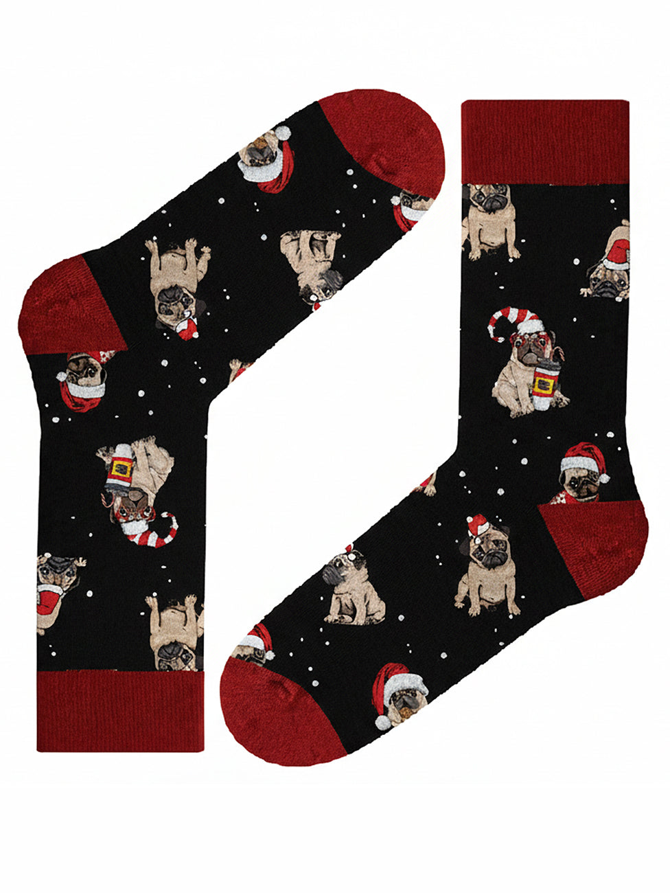 John Frank Christmas Dog Fun Long Women's Socks