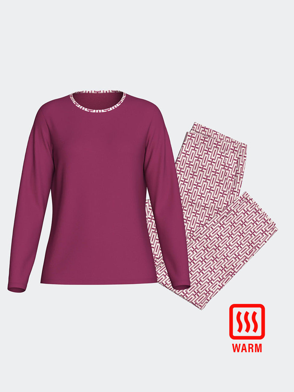 Impetus Purple Cotton Modal Women's Pyjama