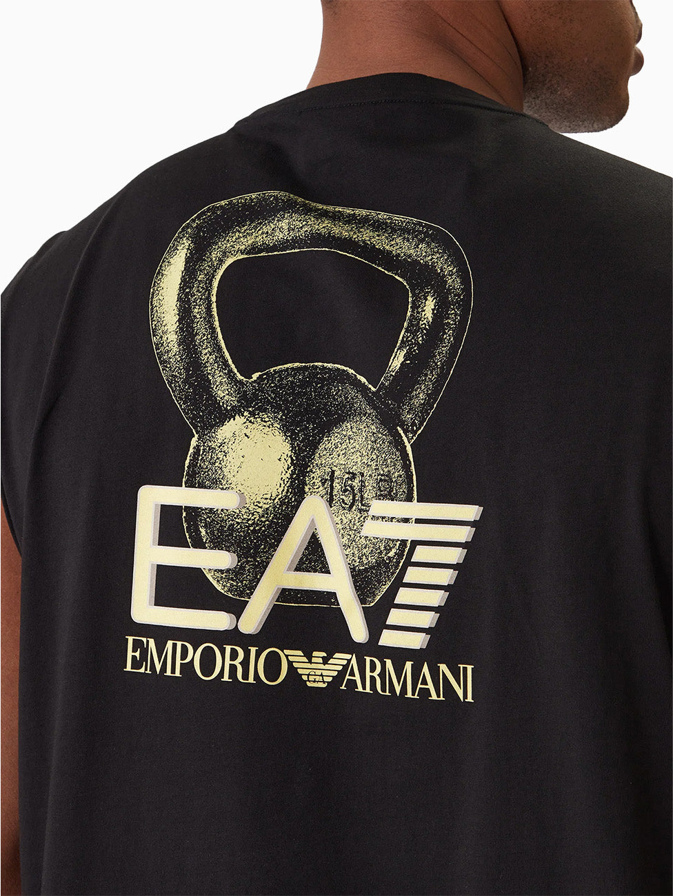 EA7 Graphic Series Cotton-jersey Tank Top