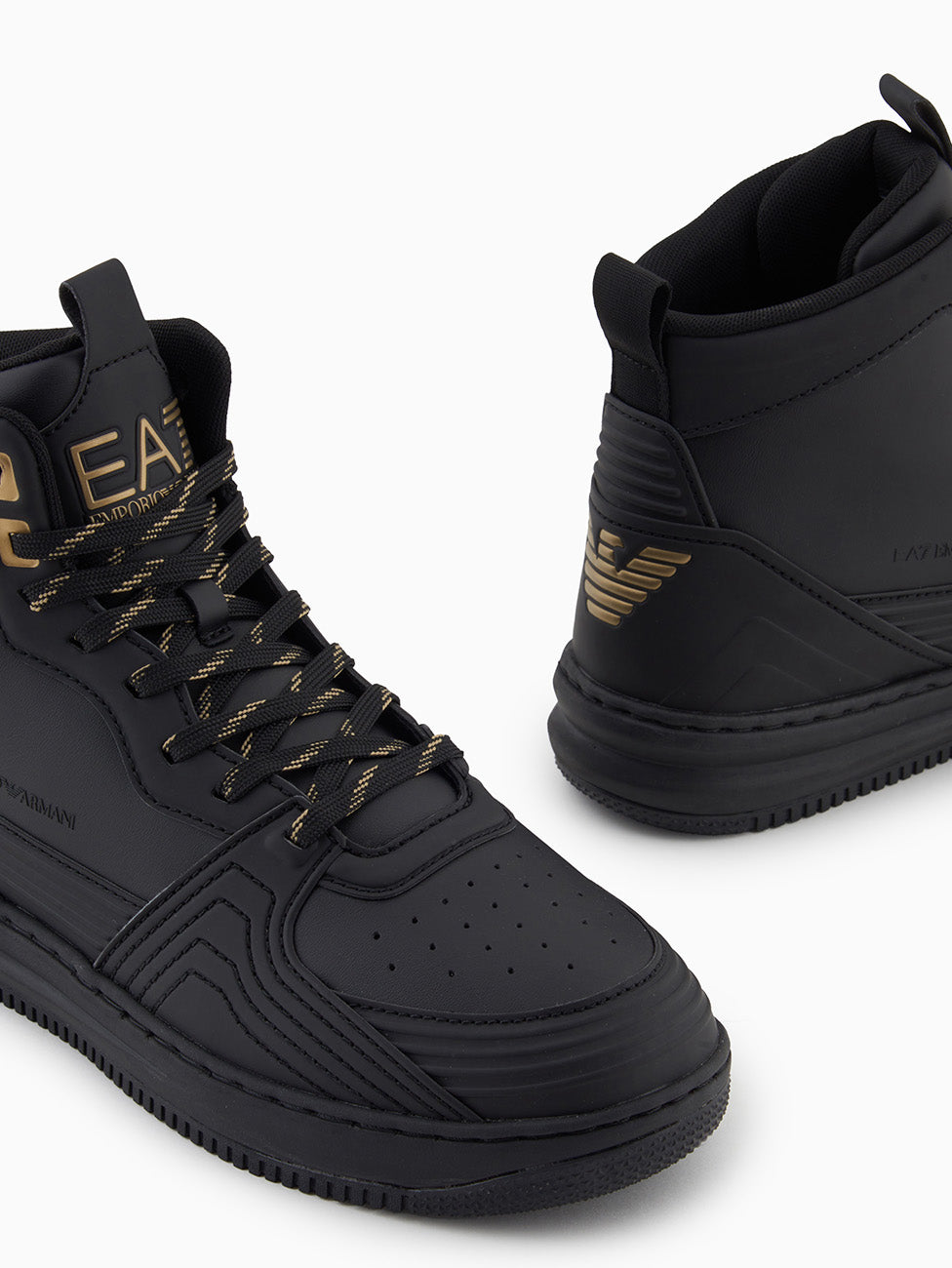 EA7 Triple Black & Gold Unisex Boots