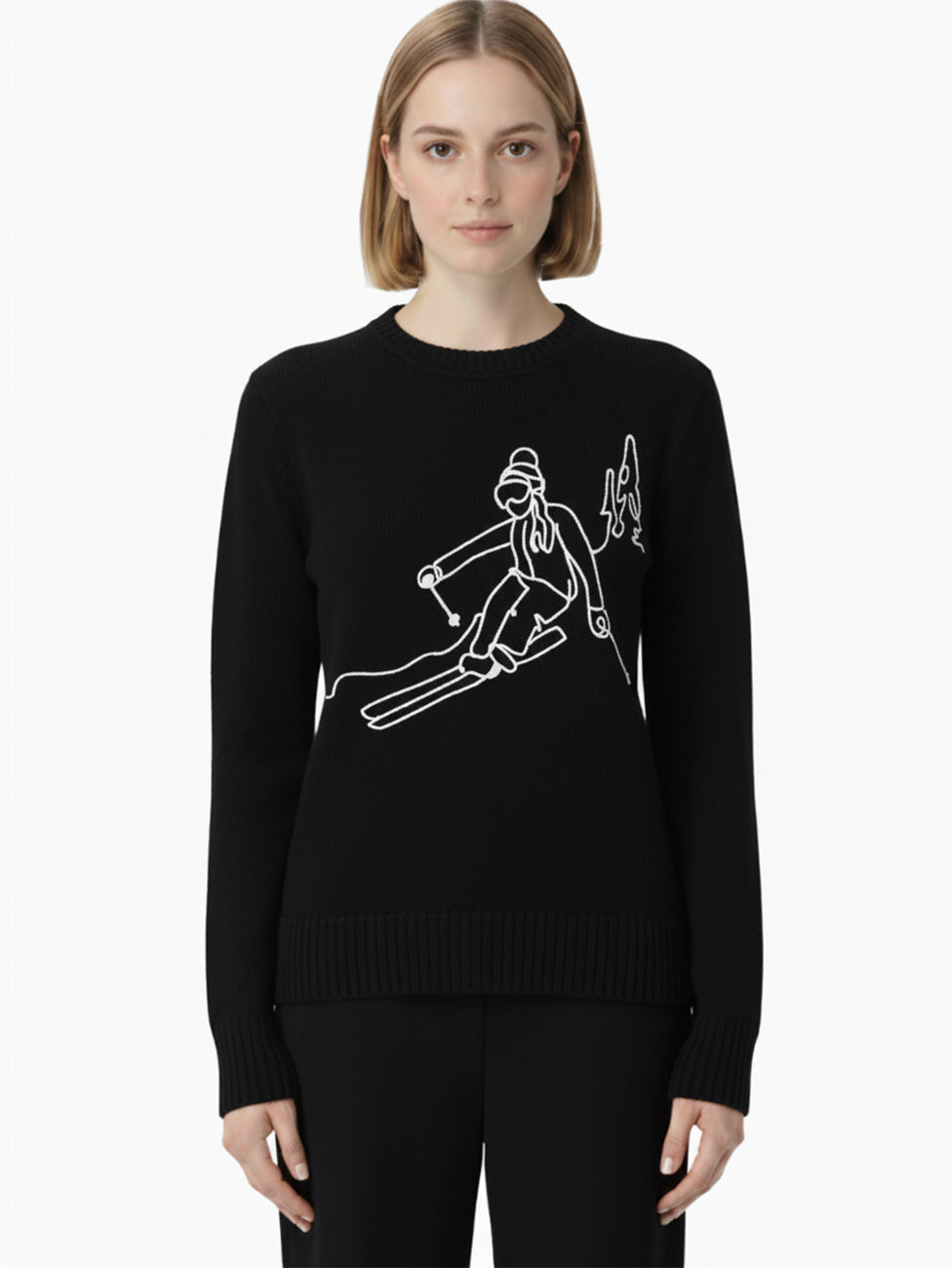 EA7 Woman's Skiing Pullover Sweater