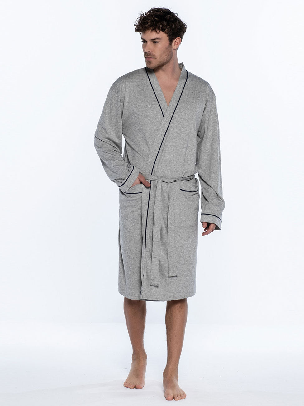 Punto Blanco Men Robe in Plain Color
