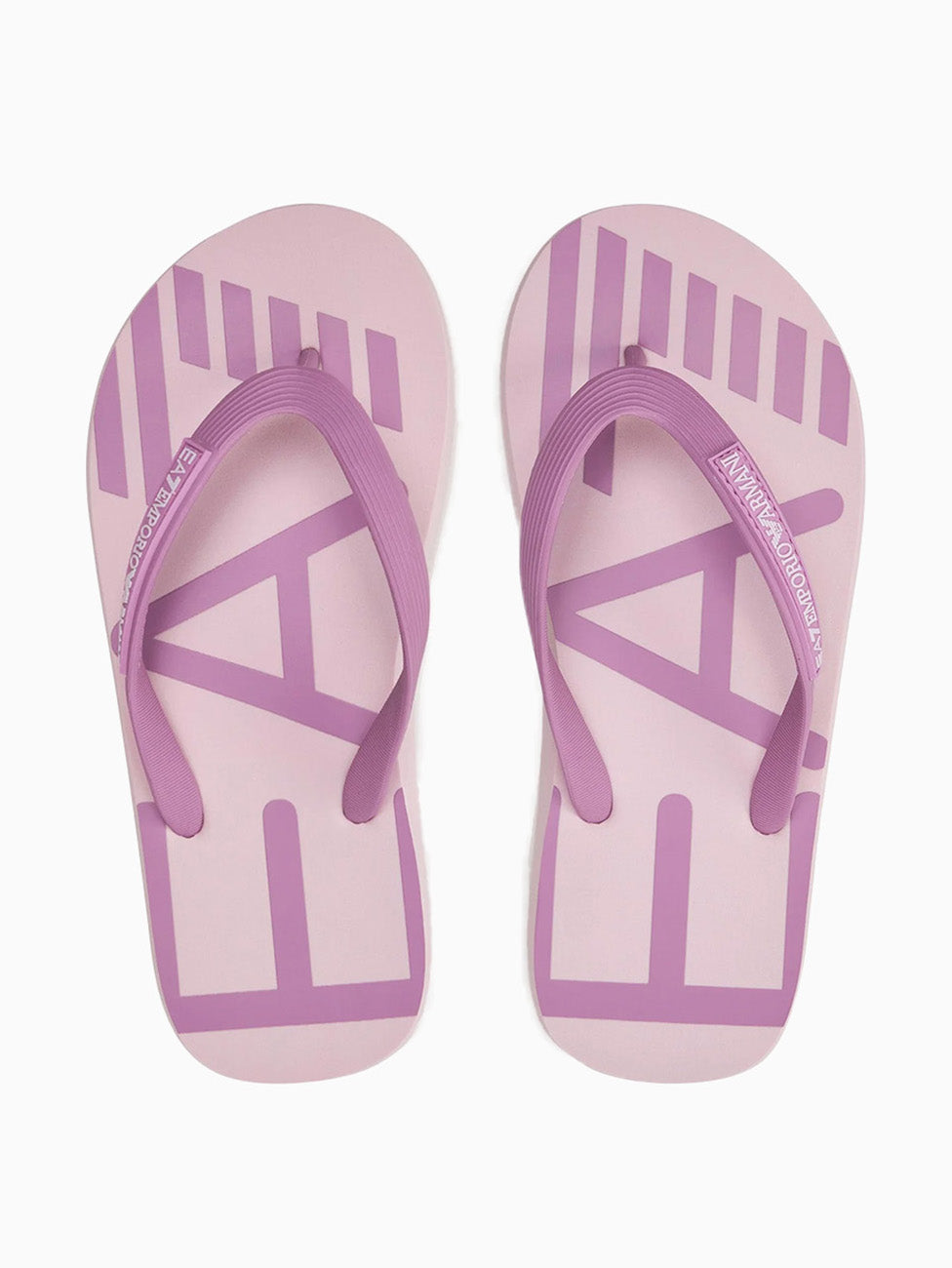 EA7 Rose Rubber Flip Flops