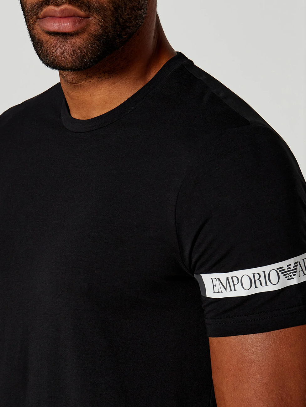 Emporio Armani Men's Knit Crew T-Shirt