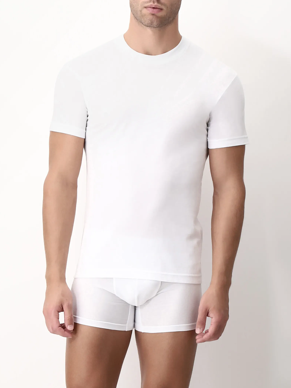 CAGI Natural Comfort Cotton Crew-neck T-Shirt