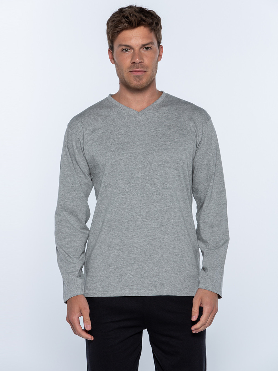 Punto Blanco Basix Long-sleeved V-neck T-shirt
